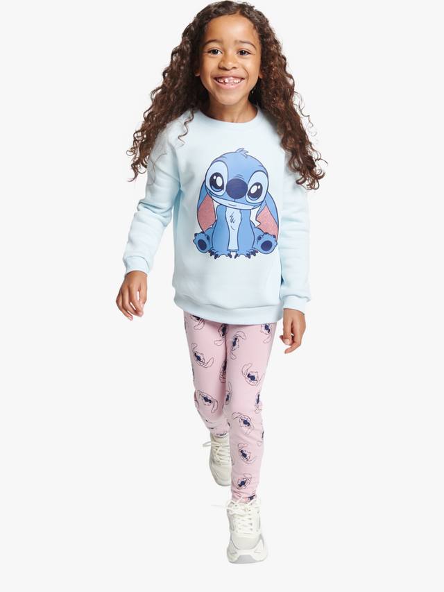 

Детский комплект Brand Threads Stitch: топ и леггинсы Disney, Multi