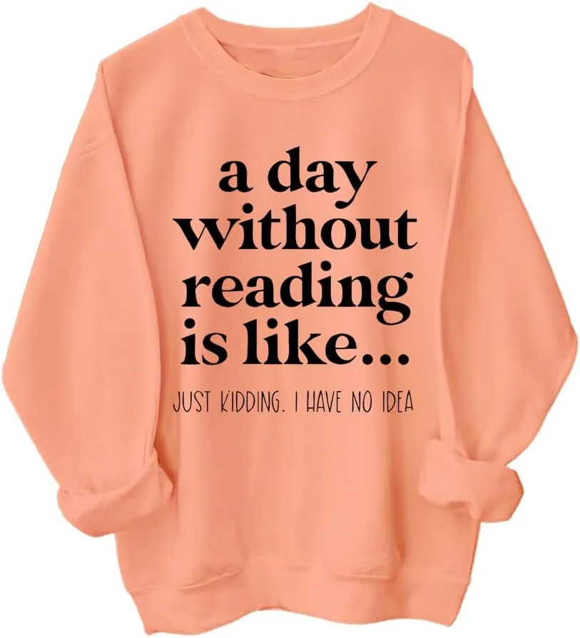 

Толстовка для любителей книг с принтом "День без чтения — как толстовка" SIMJEW