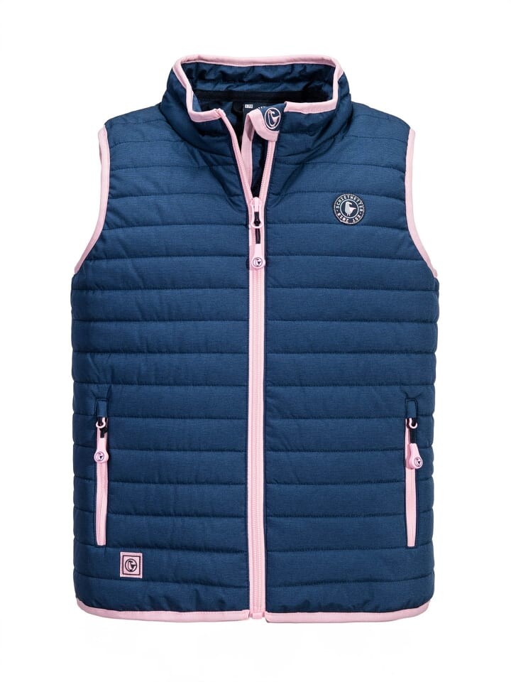 

Утепленный жилет SCHIETWETTER, цвет navy/pink