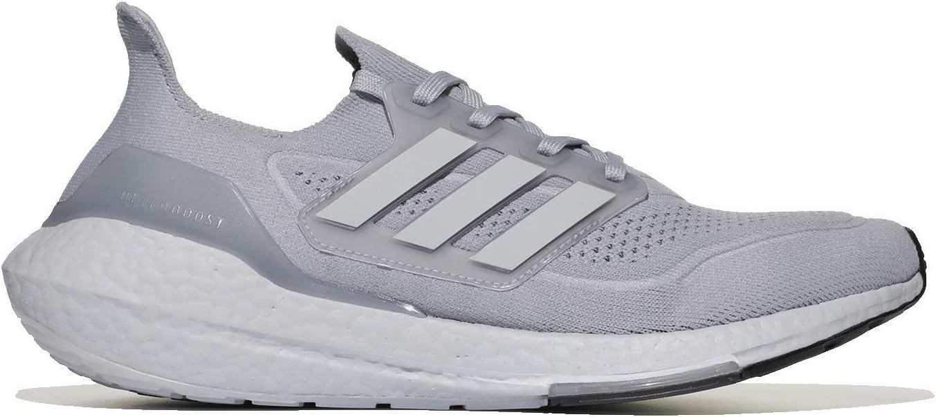 Мужские кроссовки Adidas Ultraboost 21, желтый/серый — фото 2