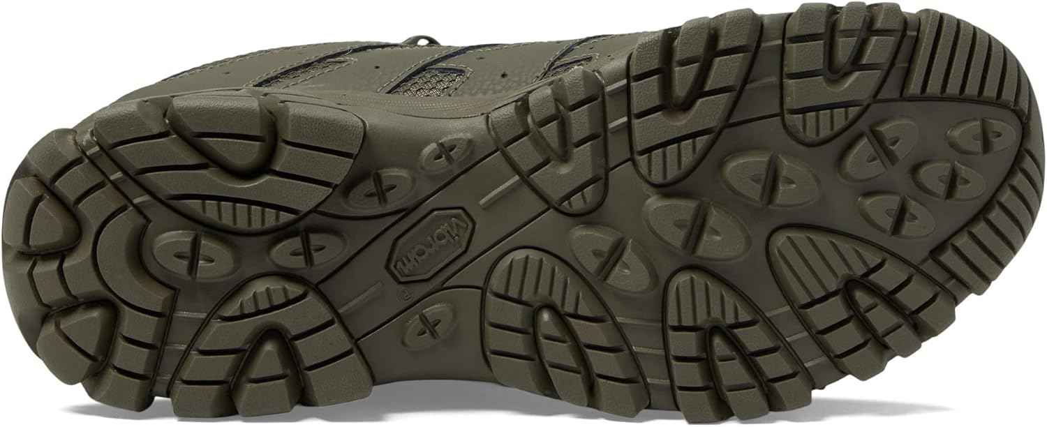 Мужские тактические водонепроницаемые ботинки Merrell Moab 3 Mid Response, легкие туристические обувь из цельнозерновой кожи, оливковый — фото 3