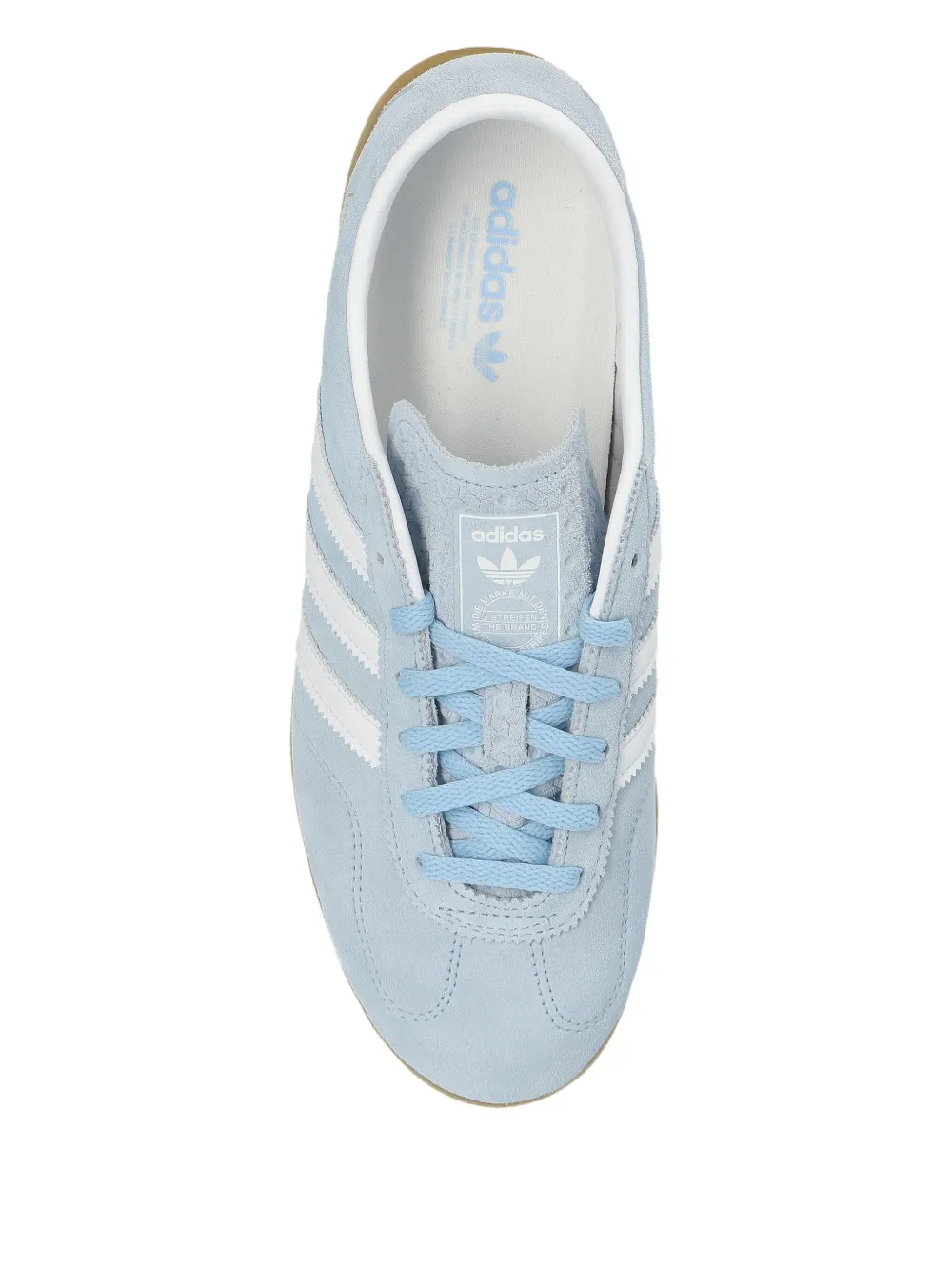 Замшевые кроссовки Gazelle Adidas, синий — фото 4