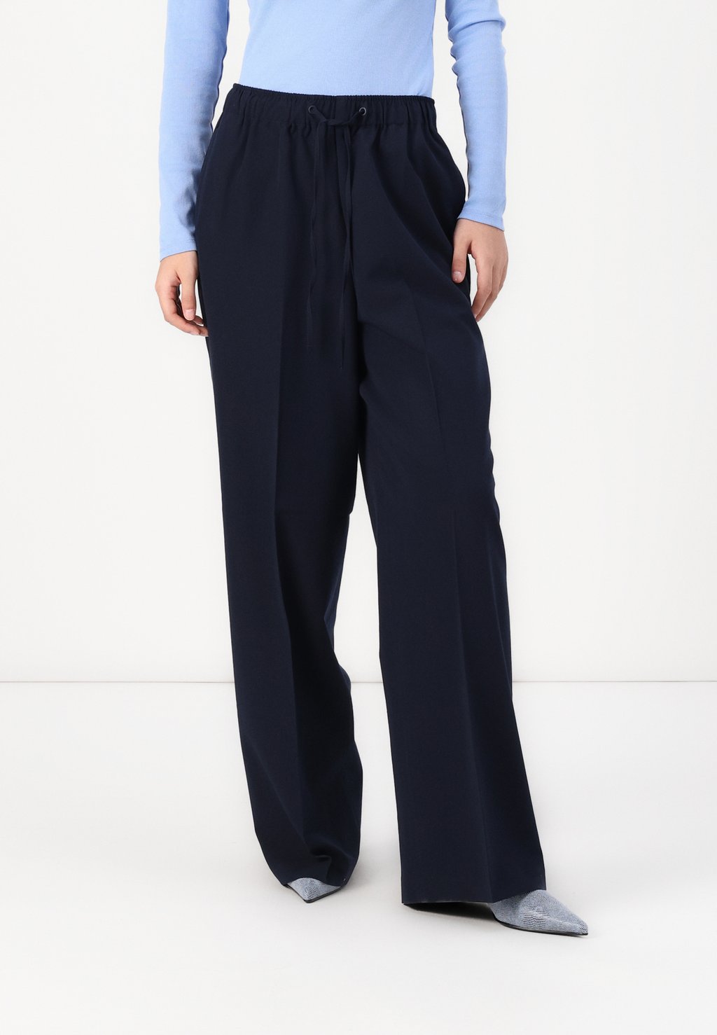 

Брюки WIDE TOM TAILOR DENIM, темно-синий