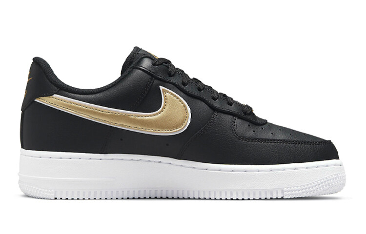 Air Force 1 Low '07 Essential Black Metallic Gold Womens Nike — фото 2