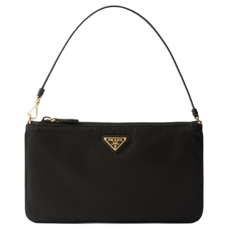 

PRADA Сумка через плечо Re Nylon Recycled Nylon, мини-клатч, черная