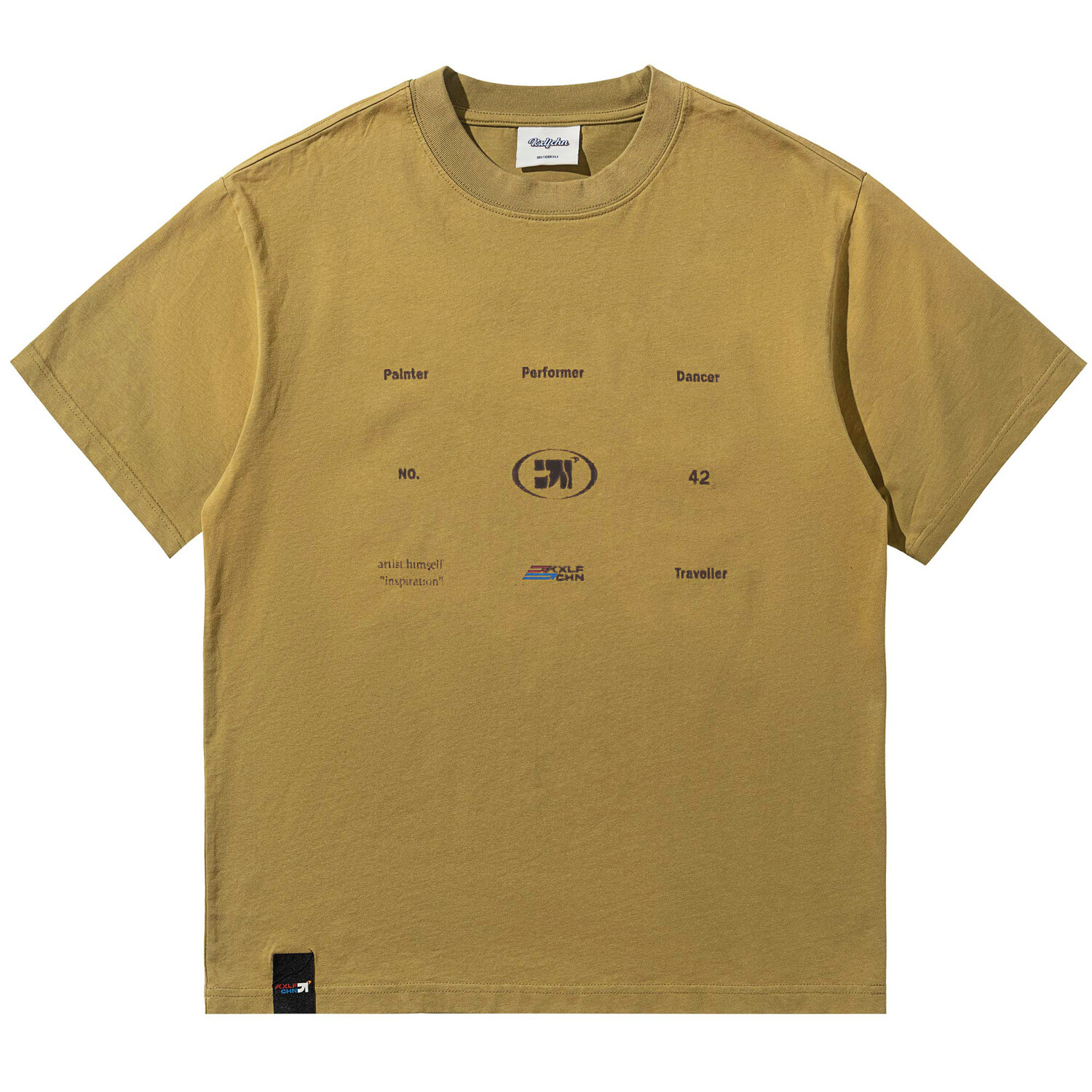 

Kxlfchn Футболка унисекс, Оливковое