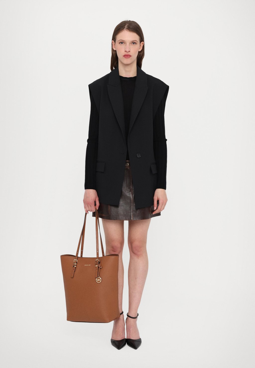 

Сумка-тоут QUINN TOTE MICHAEL Michael Kors, коричневый