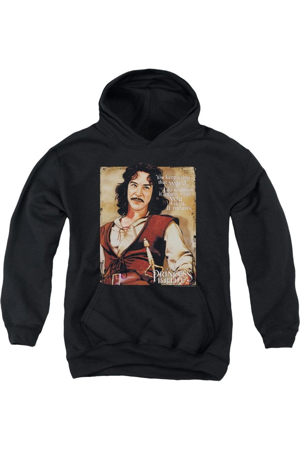 

Толстовка с капюшоном Princess Bride Word Youth Gildan, черный