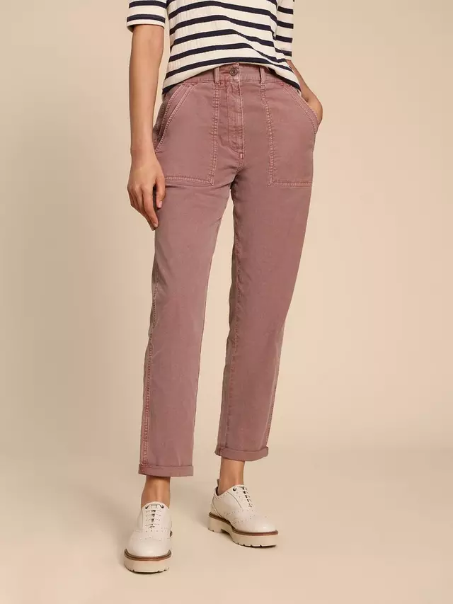 

Брюки чинос White Stuff Petite Twister, цвет dusky/pink