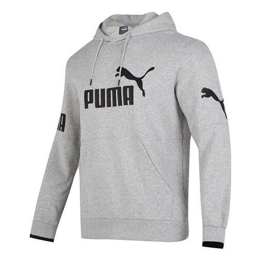 

Толстовка power training hoodie 'grey' Puma, серый