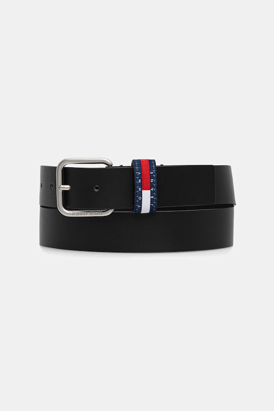 

Кожаный ремень Tommy Jeans, черный