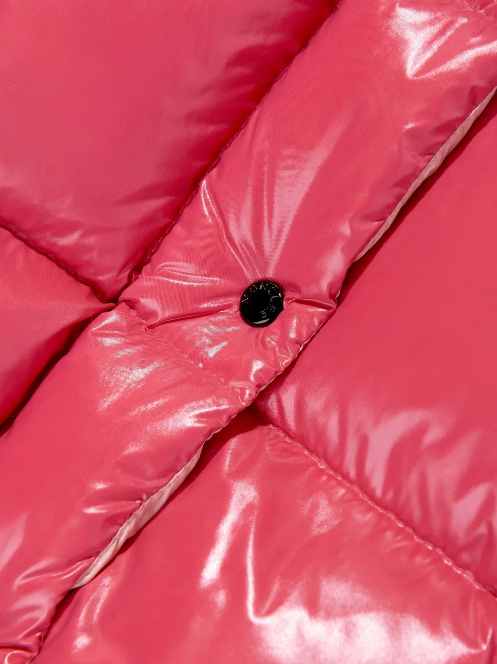 Пуховик Parana Moncler Enfant, розовый — фото 4