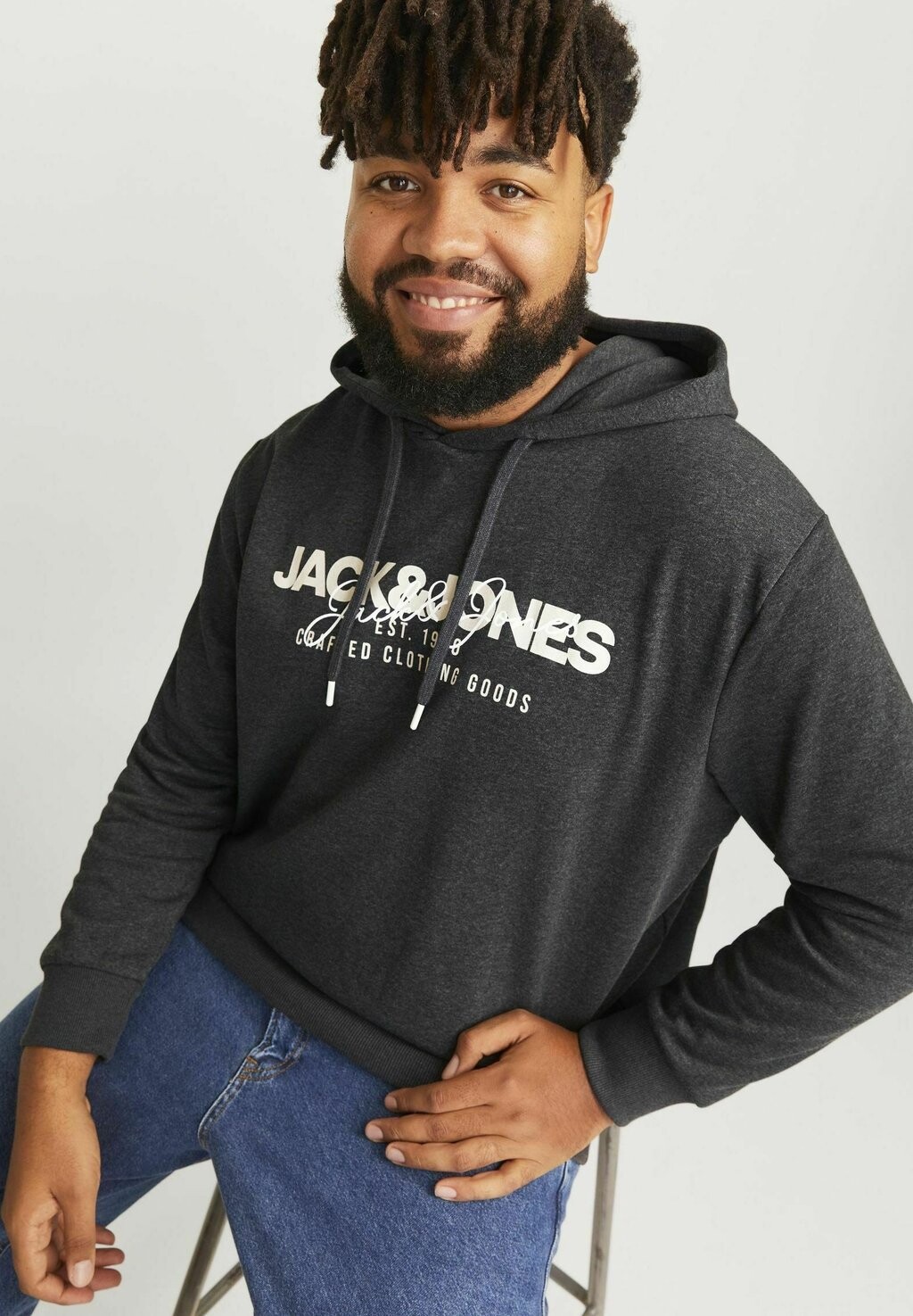 

Толстовка с капюшоном Jack & Jones, черный