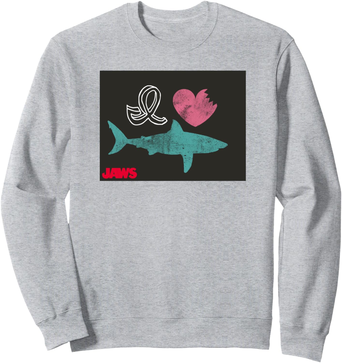 

Толстовка Jaws I LOVE SHARK (SILHOUETTE), синяя, Синий, Толстовка Jaws I LOVE SHARK (SILHOUETTE), синяя