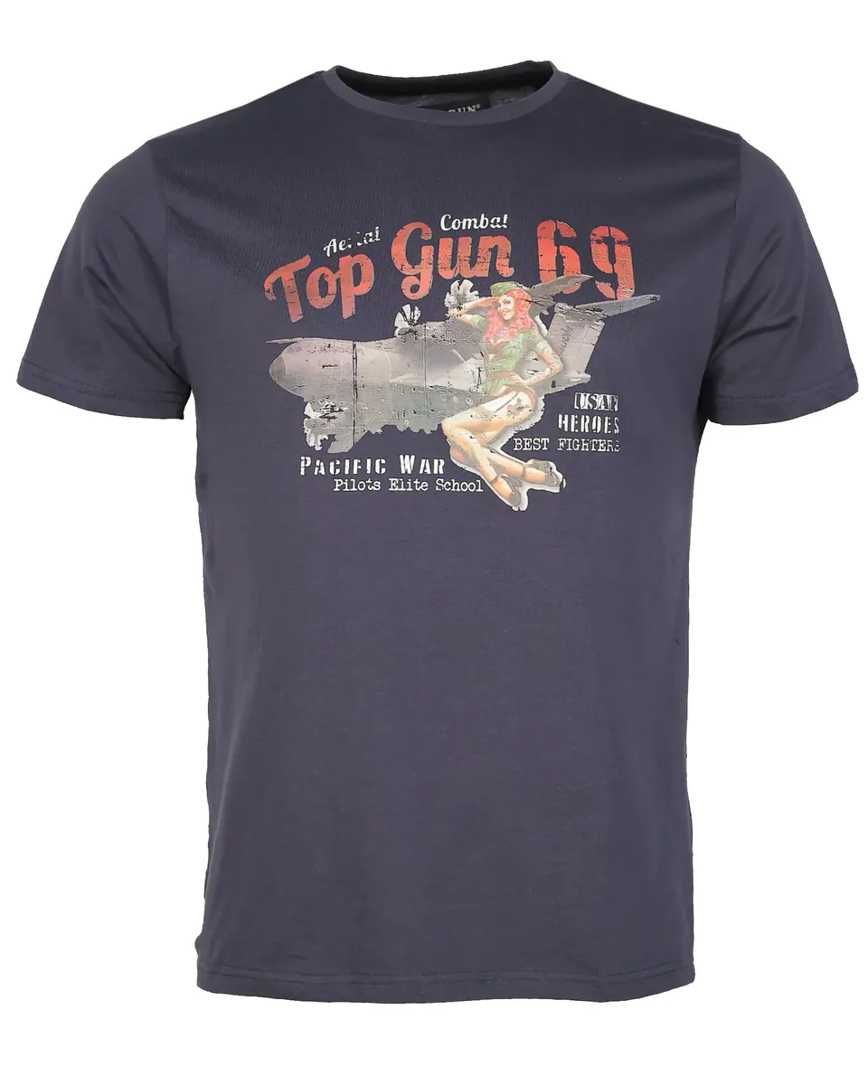 

Футболка TOP GUN "TG20213026", цвет морской волны