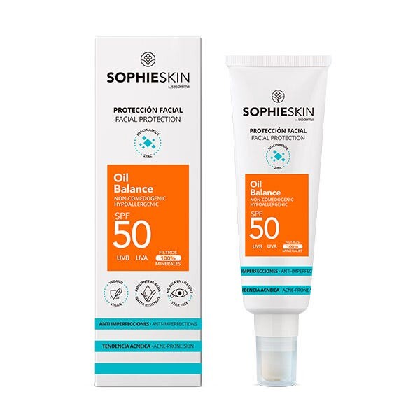 

Средство для защиты лица Oil Balance Spf50 50 мл Sophieskin