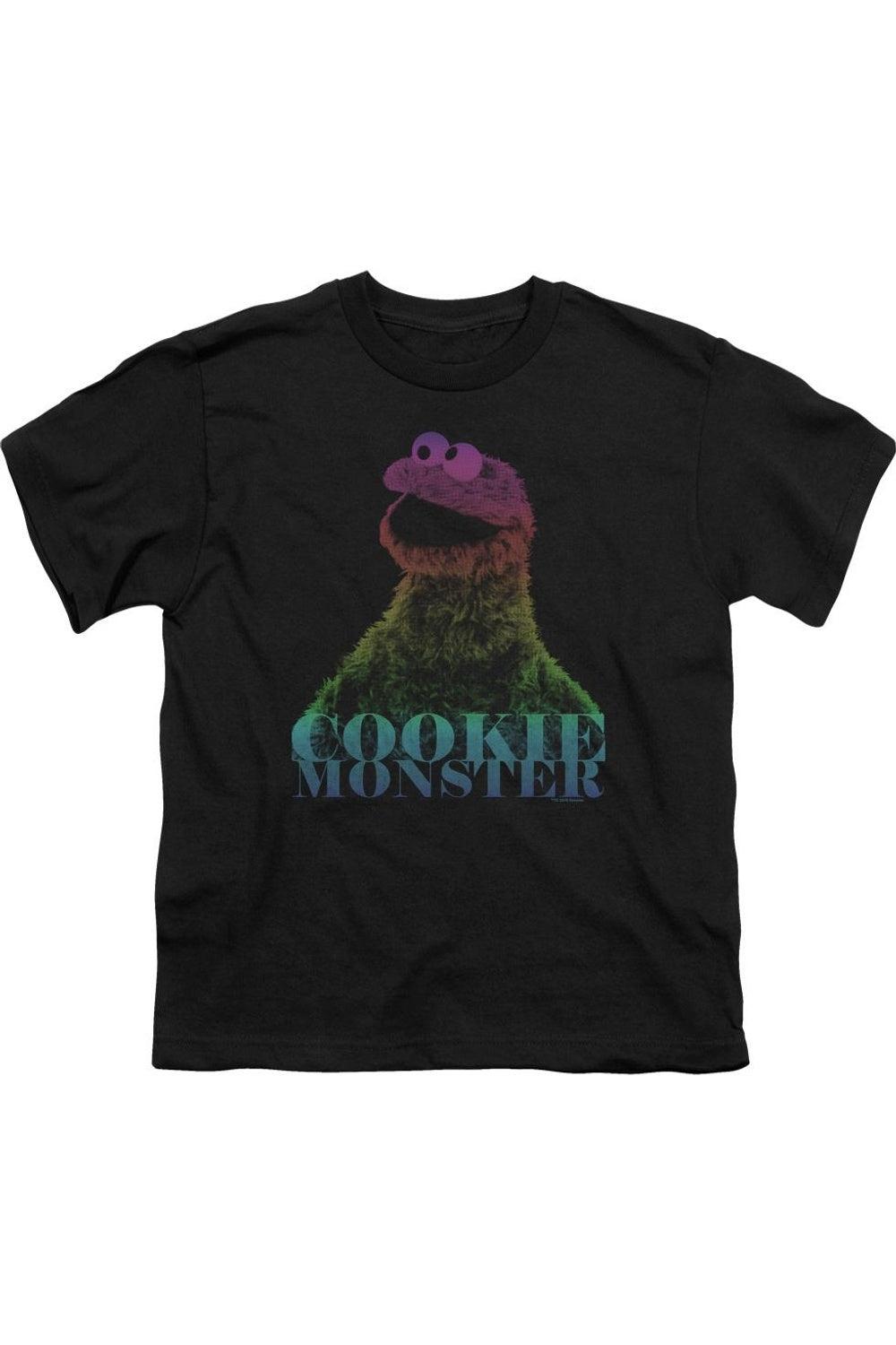 

Футболка с коротким рукавом для детей Sesame Street Cm Halftone Gildan, черный