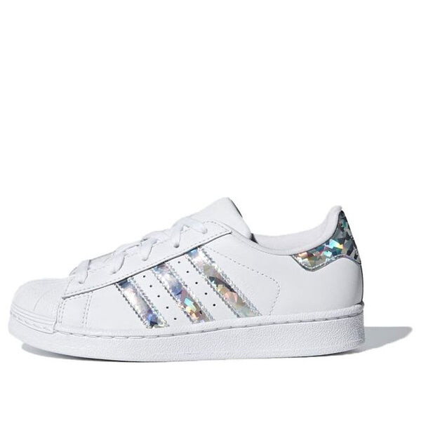 

Кроссовки суперзвезда j Adidas, серебряный