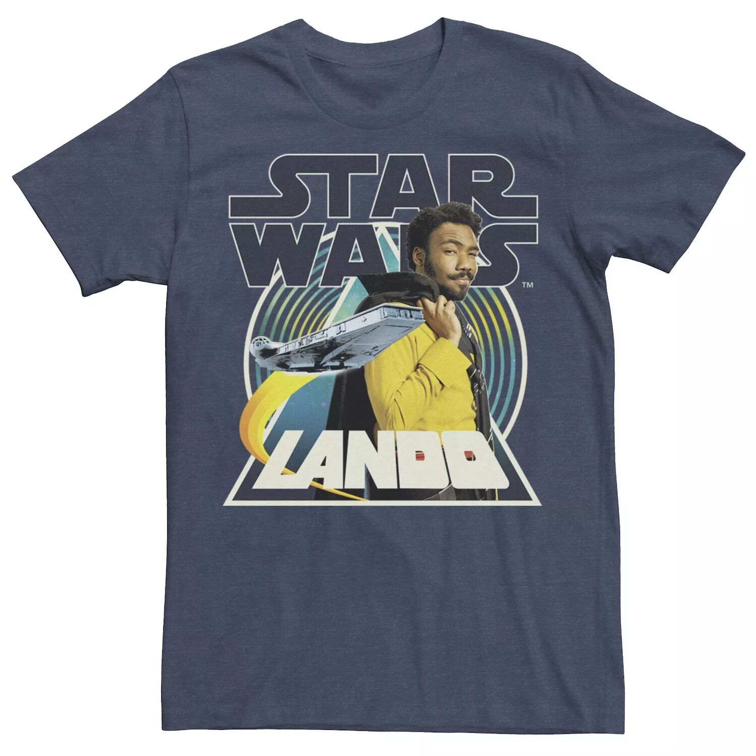 

Мужская треугольная футболка Han Solo Movie Lando Geo Star Wars