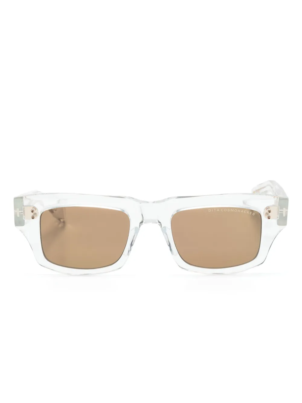 

Солнцезащитные очки в прямоугольной оправе Dita Eyewear, белый