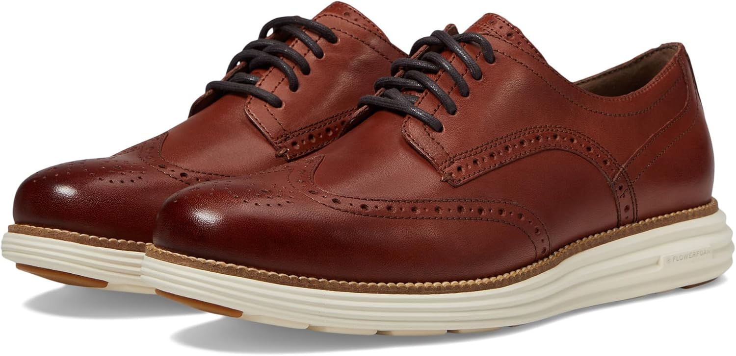 

Мужские оксфорды Cole Haan OriginalGrand Remastered с крыльями, слоновая кость