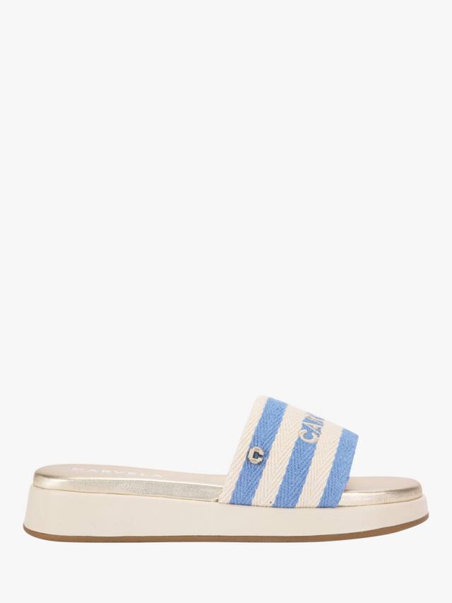 Пальмеро полосатые сандалии из канваса Carvela, Blue