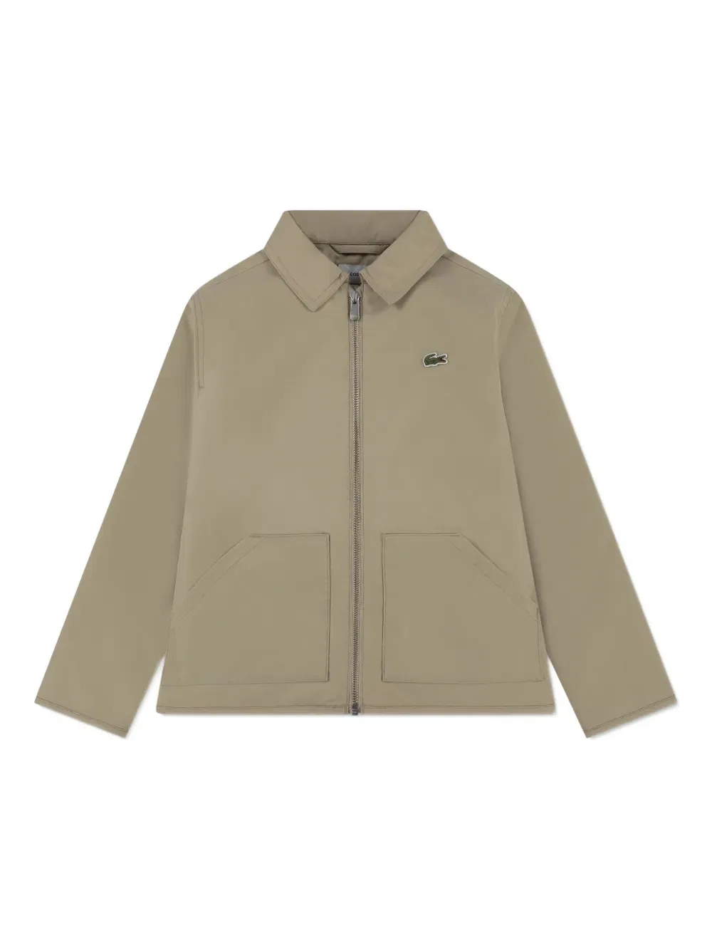 Куртка на молнии с накладными карманами Lacoste Kids, нейтральный