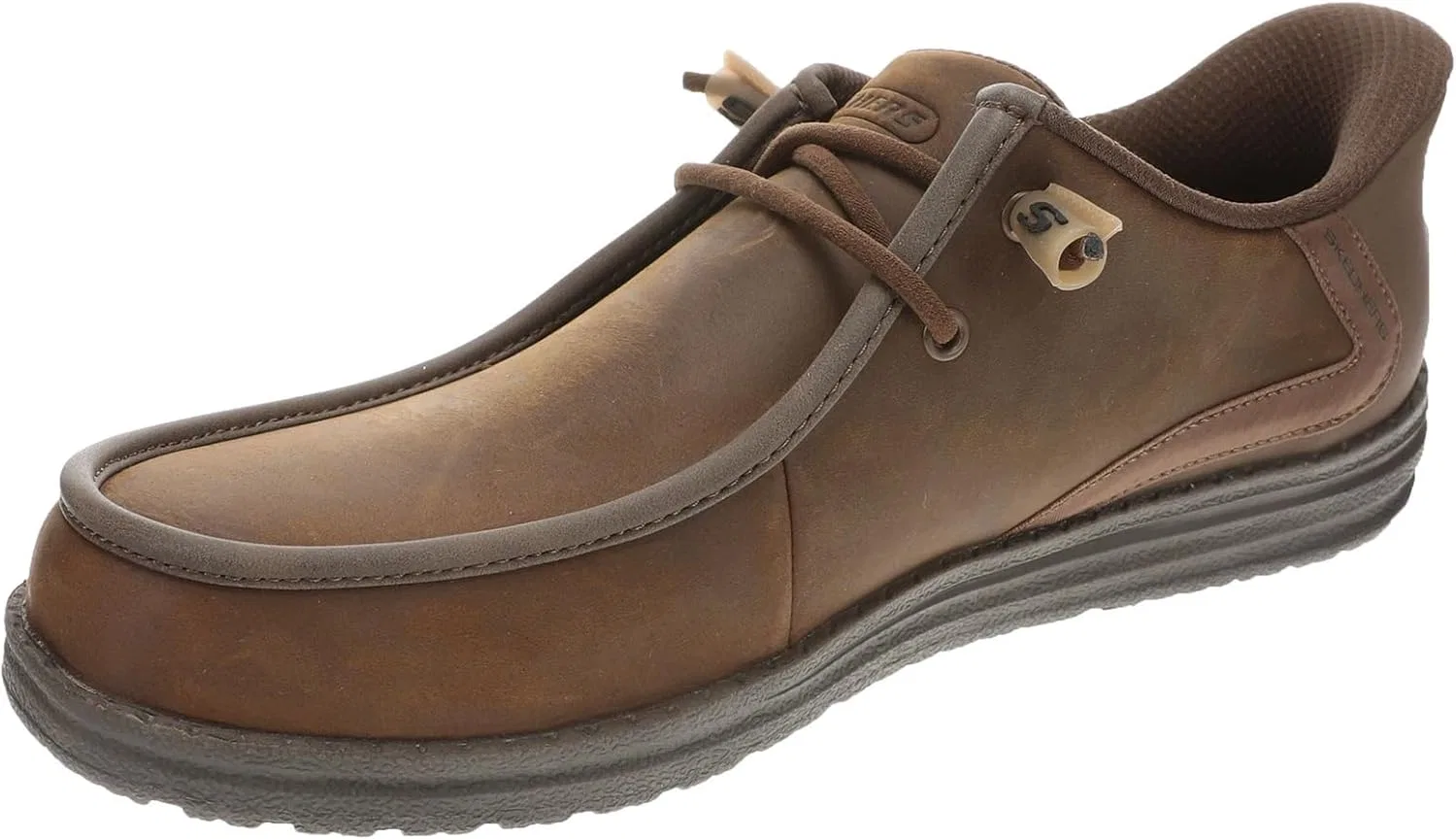 Туфли Skechers Mens Melson - Edrick, Dark Brown — фото 4