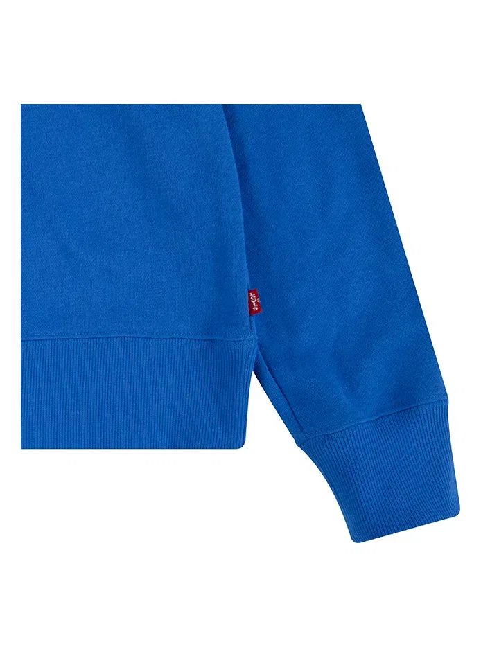 Свитшот свободный Levi's Kids, синий — фото 4