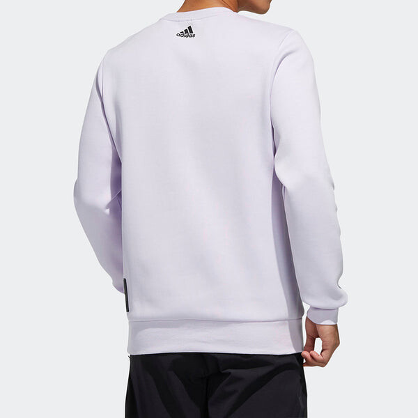 Толстовка с капюшоном o1 gfx swt lin спортивная стильная фиолетовая Adidas, фиолетовый — фото 4