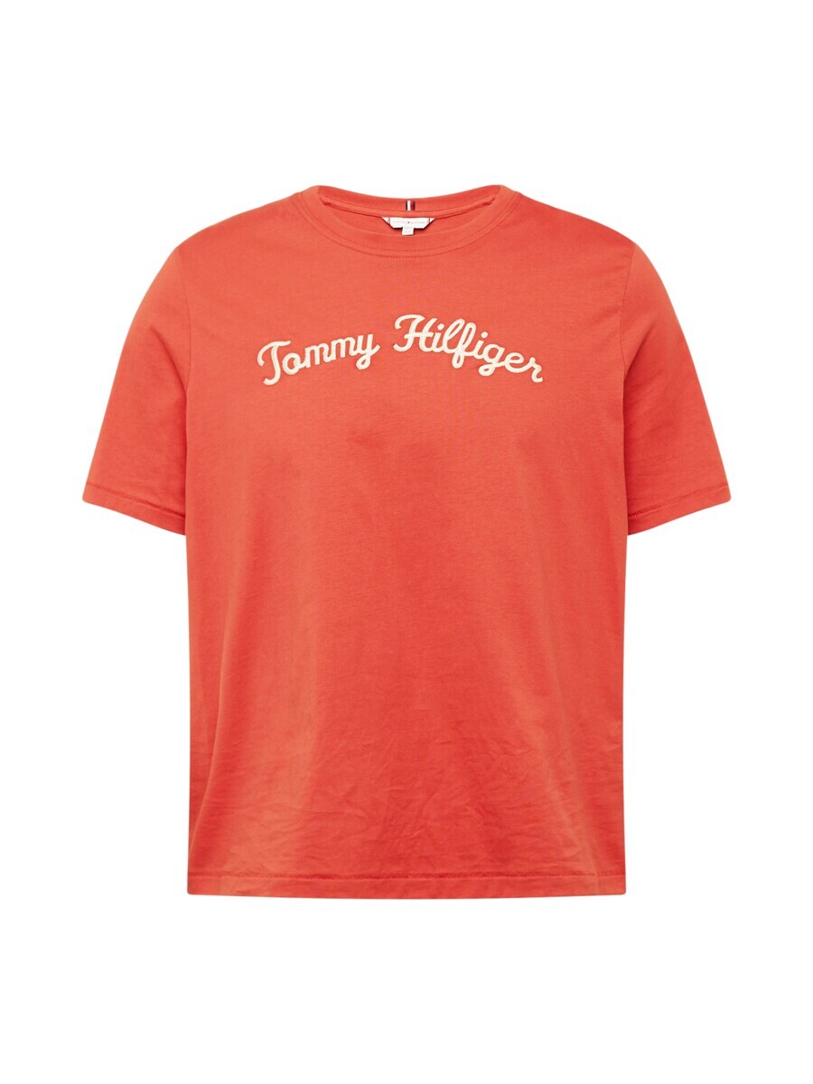 

Футболка Tommy Hilfiger Curve Shirt, цвет orange red