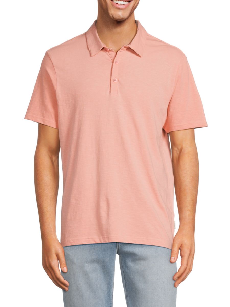 

Поло с короткими рукавами Slub Solid Onia, цвет Dusty Pink