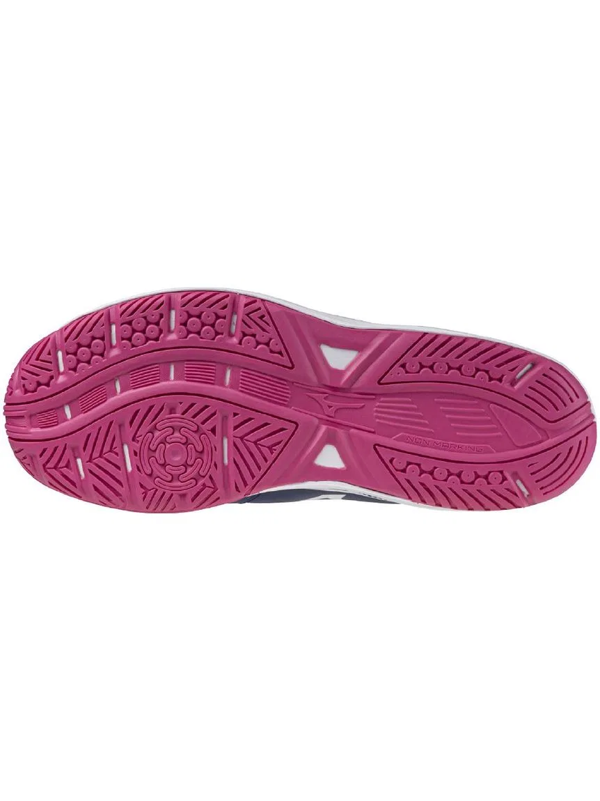 Кроссовки для бадминтона «Sky Blaster 4» от Mizuno, Navy X White X Pink — фото 2