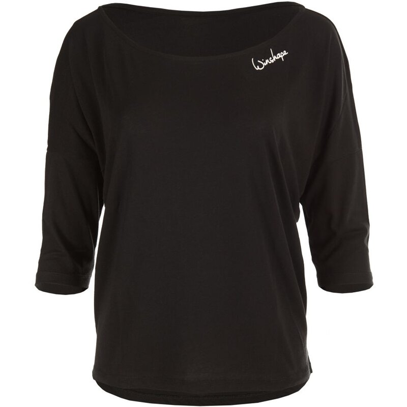 

Ультралегкая рубашка из модала с рукавами 3/4 mcs001 Winshape, черный