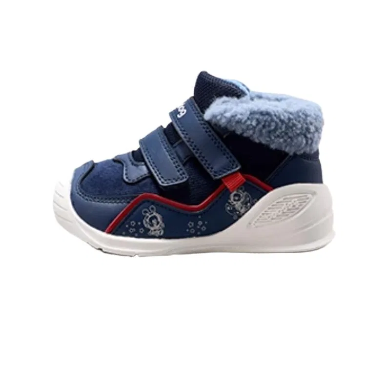 Зимние нескользящие ботинки для малышей BOBDOG Ink Blue