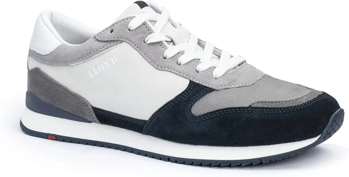 Мужские низкие кроссовки LLOYD Elmore, с мягкой стелькой, Navy Grey White — фото 2
