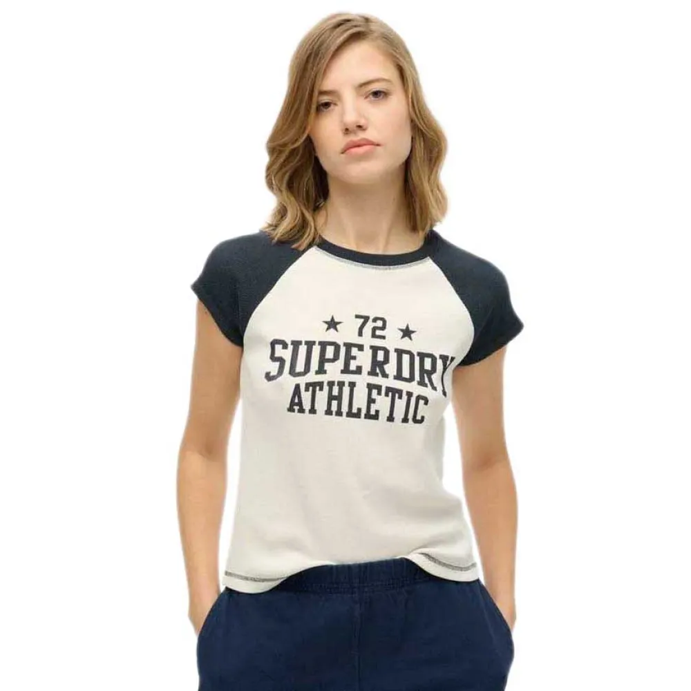 

Футболка с коротким рукавом Superdry Athletic ESS, белый
