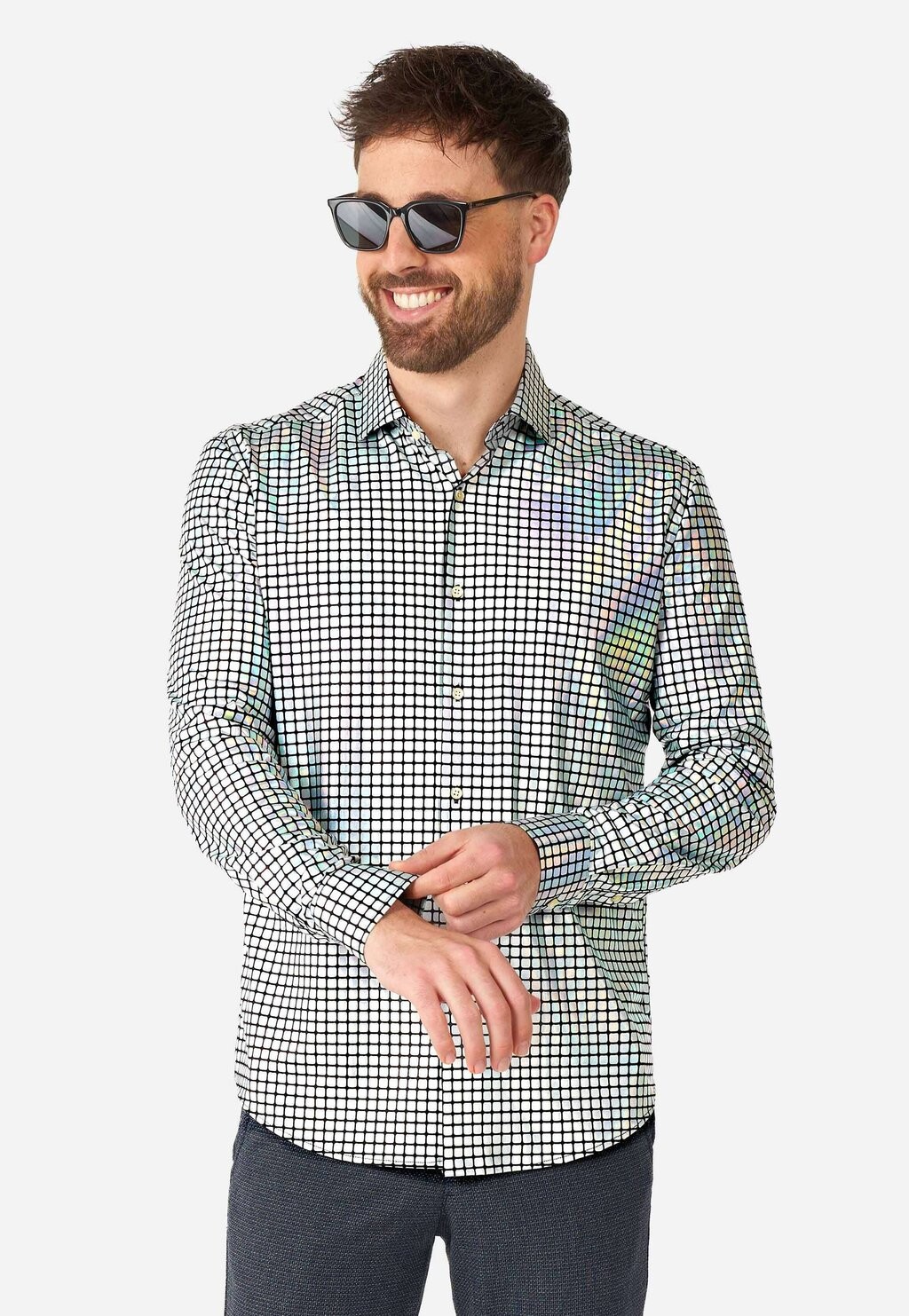 

Рубашка Discoballer OppoSuits, мультиколор