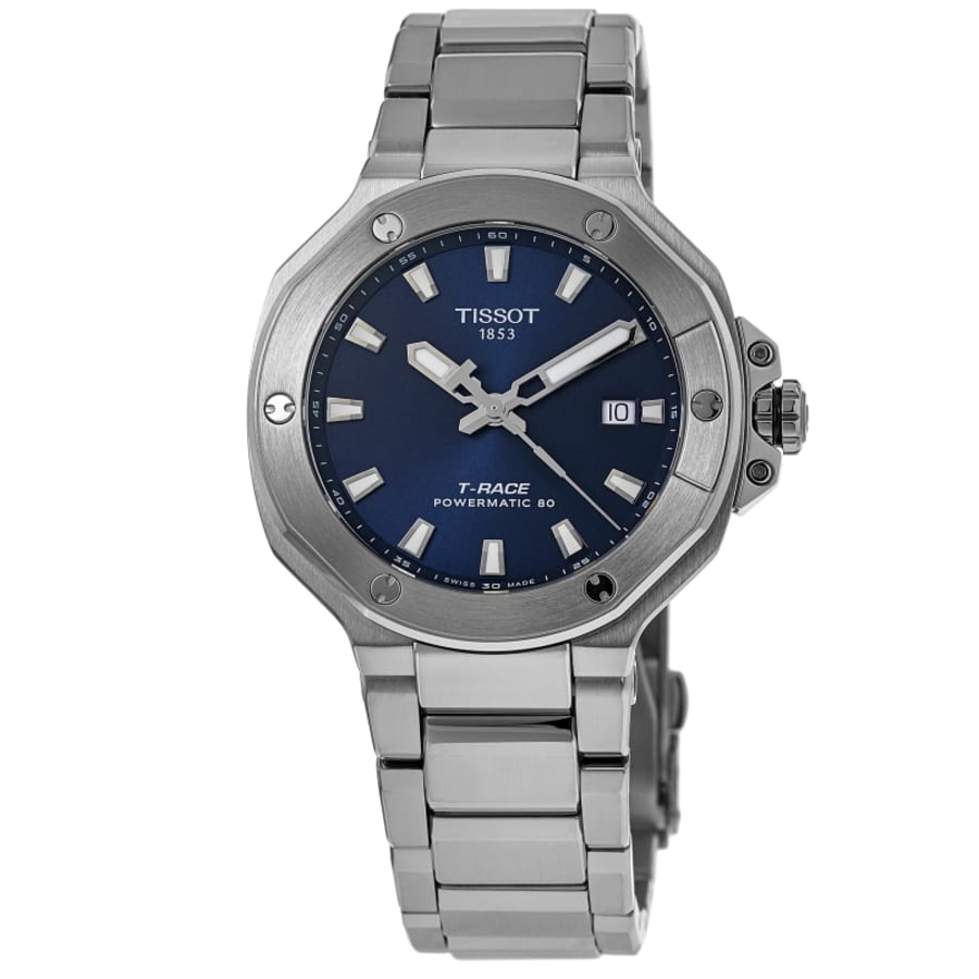 

Tissot T-Race Powermatic 80 Автоматические мужские часы из стали с синим циферблатом T141.807.11.041.00