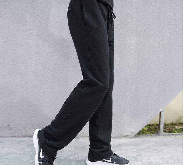 Повседневные брюки спортивная одежда клуб athleisure повседневные спортивные длинные брюки со шнурком Nike, черный — фото 4