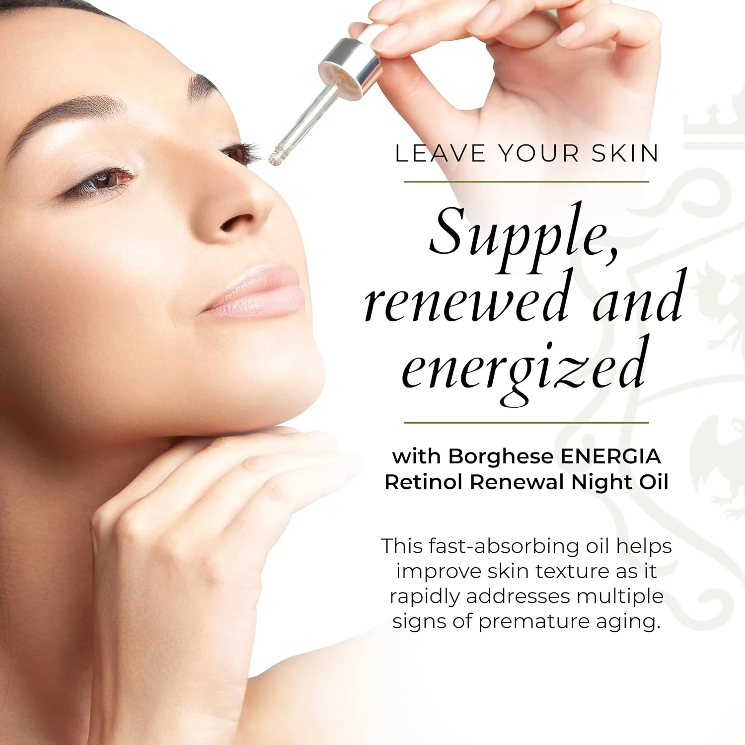 Borghese ENERGIA Retinol Renewal Night Oil and Power-C Serum, 50 капсул — фото 4