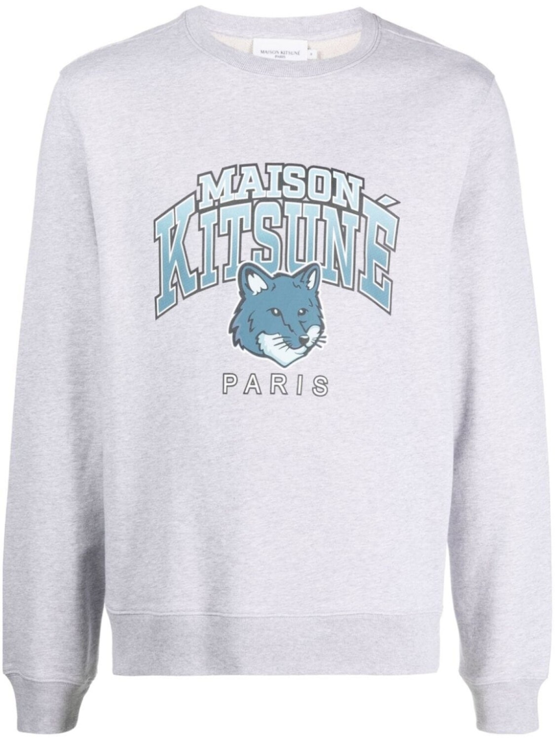 

Maison Kitsuné толстовка с логотипом, серый