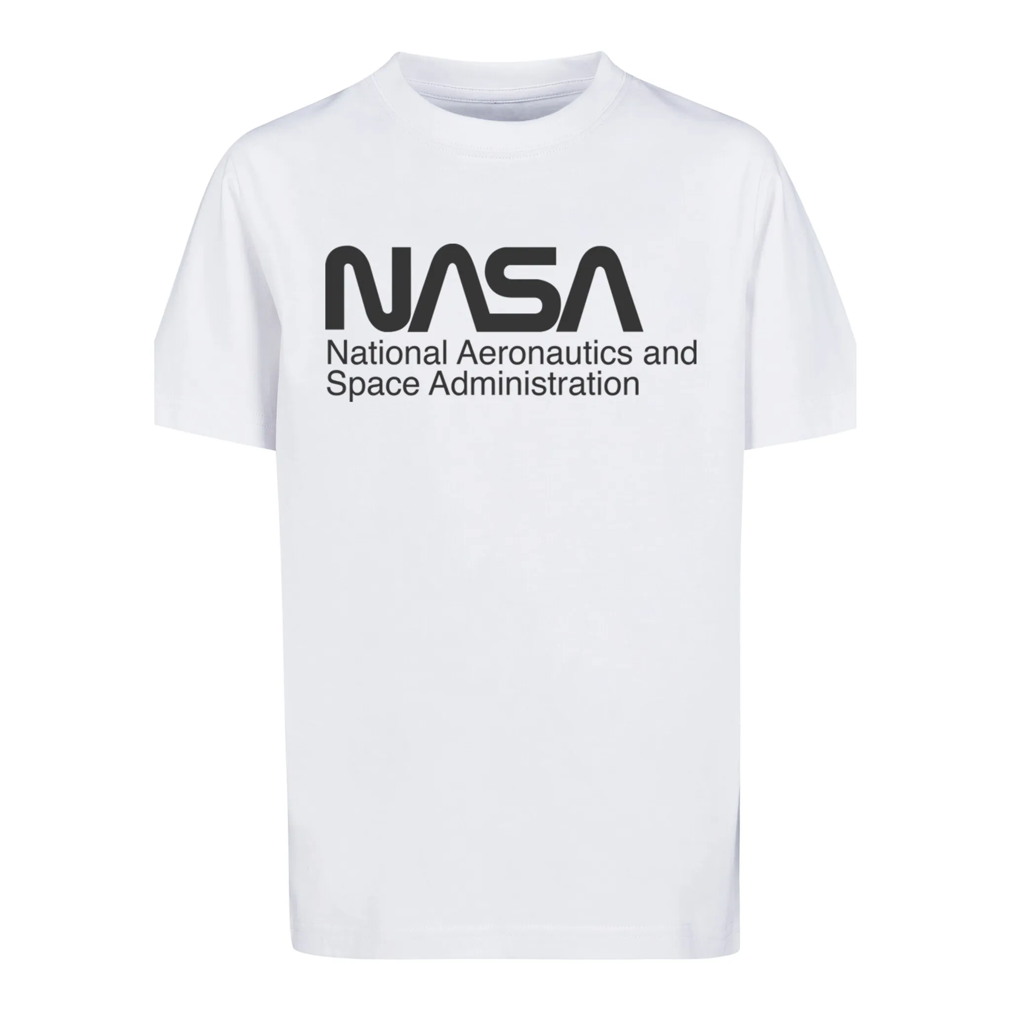 

Футболка F4NT4STIC "NASA Logo One Tone", принт, белый