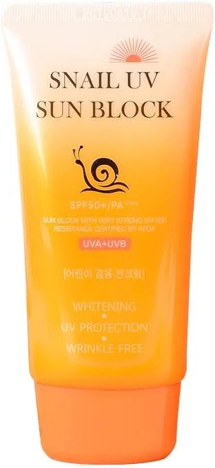 Крем для лица SPF50 JIGOTT Солнцезащитный Snail UV Sunscreen + PA+++