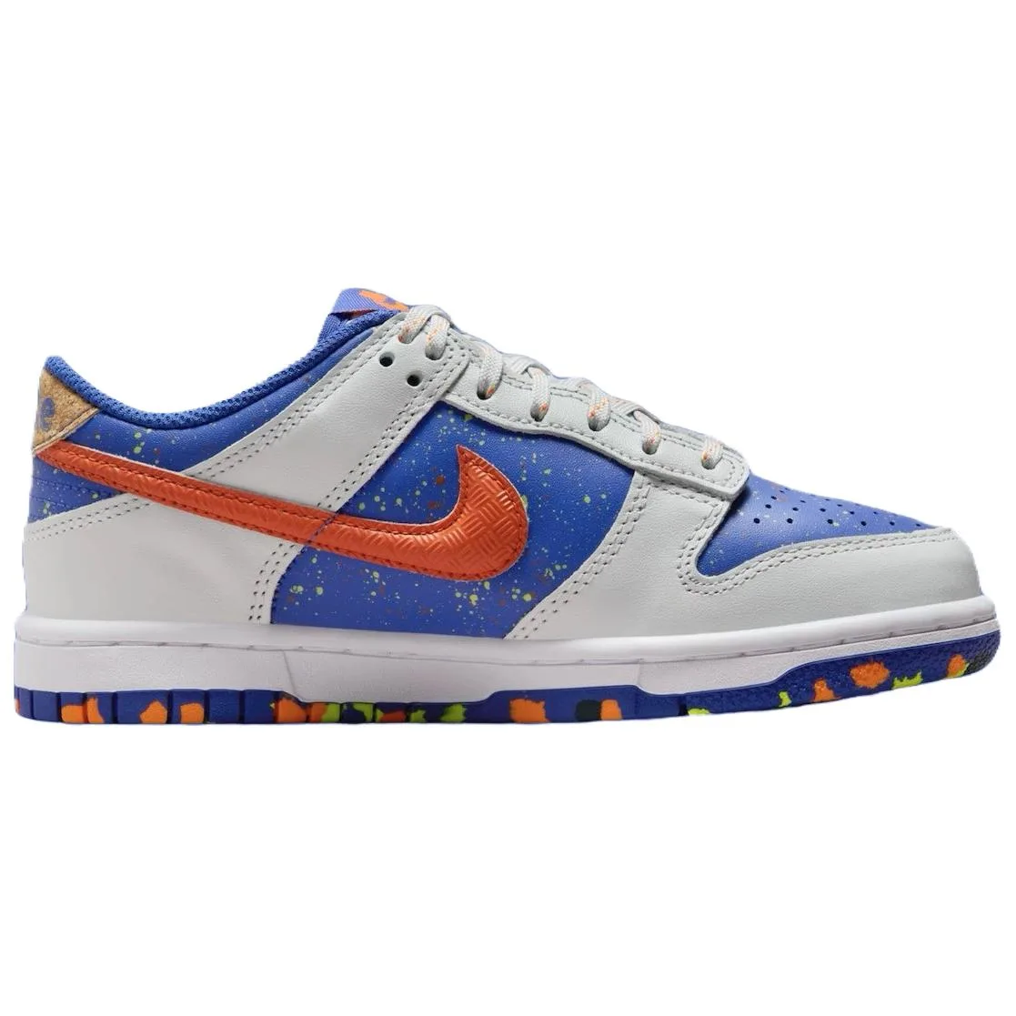 Dunk Low Paint Splatter GS Nike, серый синий — фото 3