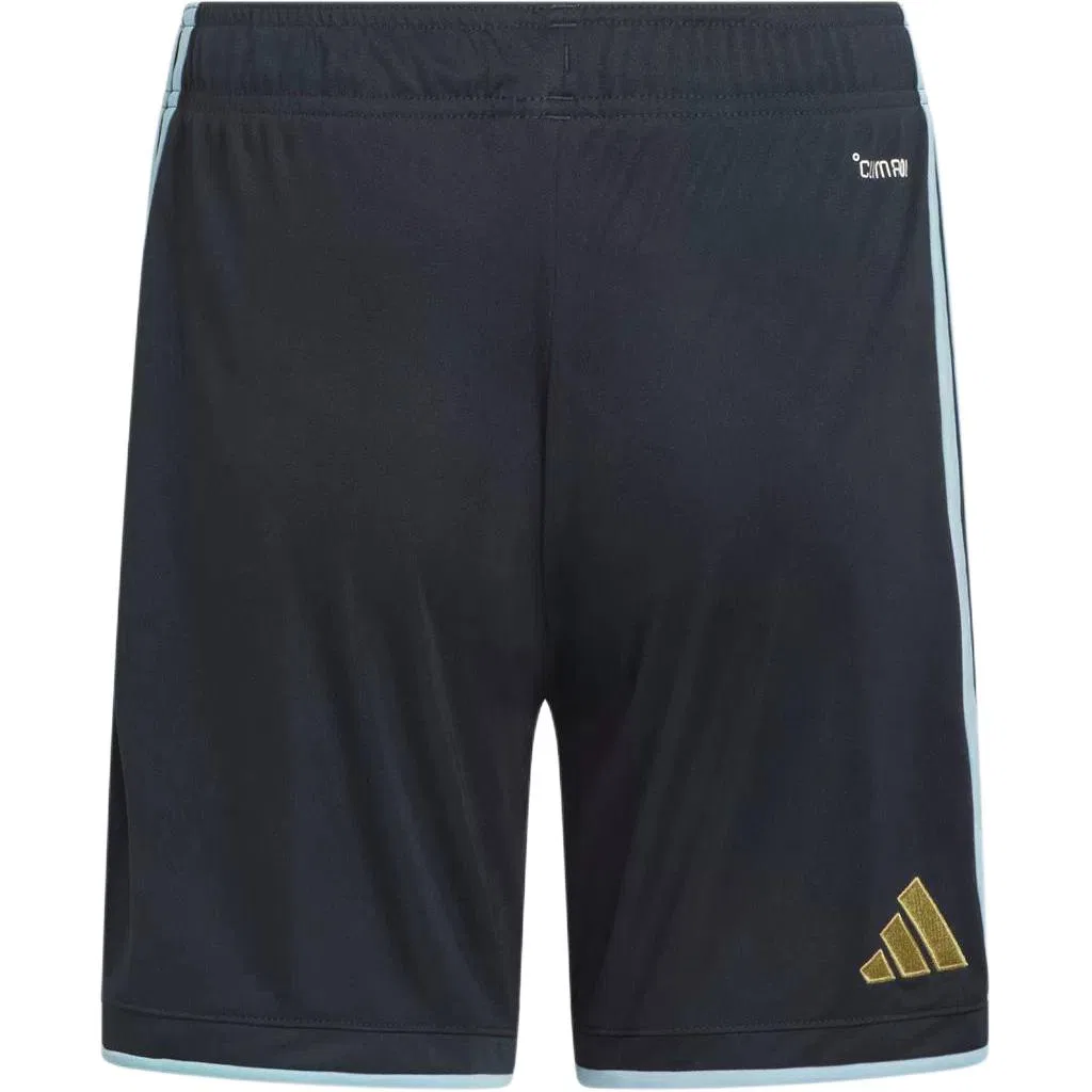 Детские шорты Moderate Adidas, Dark Navy Blue/Snow Crystal Blue — фото 3