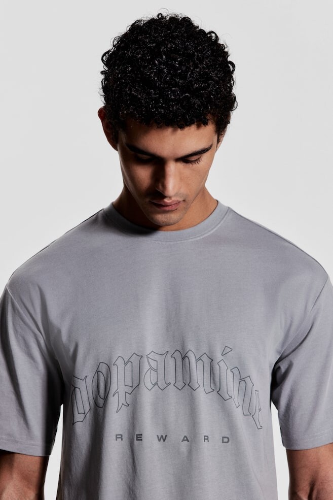 

Спортивная рубашка из драймува свободного покроя H&M, мультиколор