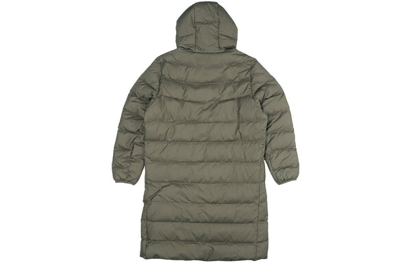 Пуховик Nike Casual Sports mid-length hooded down Jacket Green, зеленый — фото 2