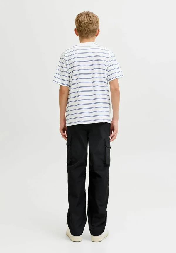 Футболка, футболка для подростков, футболка с принтом Jack & Jones Junior, Cloud Dancer — фото 3