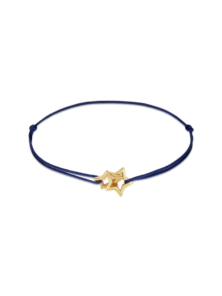 

Elli Браслет из серебра 925 пробы со звездами, звезда синего цвета